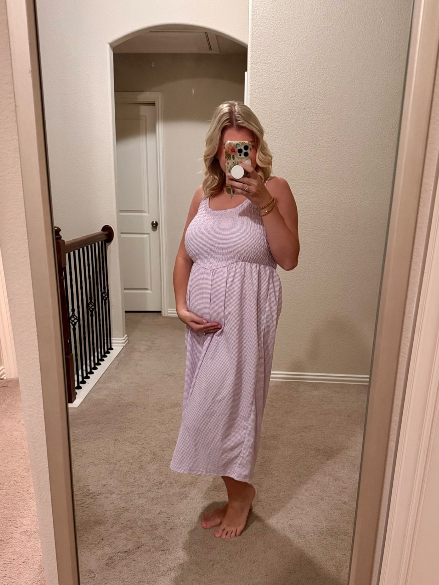Perfect summer dress for the bump! 
Wearing a size medium. 

Old Navy. midi dress. mom dress. summer dress. bump friendly. pregnancy friendly. casual dress.

#LTKootd #LTKmomlife #LTKBump