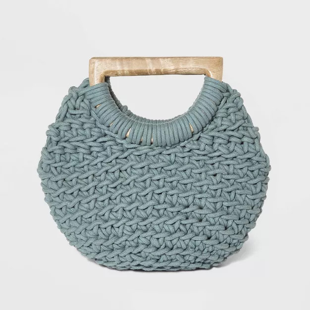 Geometric Seasonal Clutch - A New Day™ Teal Blue | Target