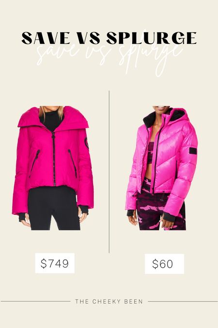 Another splurge v. save! This hot pink puffy jacket is ADORABLE & a worthwhile investment, AND you can find the same look at a budget friendly price at Walmart! So warm & cute! 

#LTKSeasonal #LTKstyletip #LTKunder50