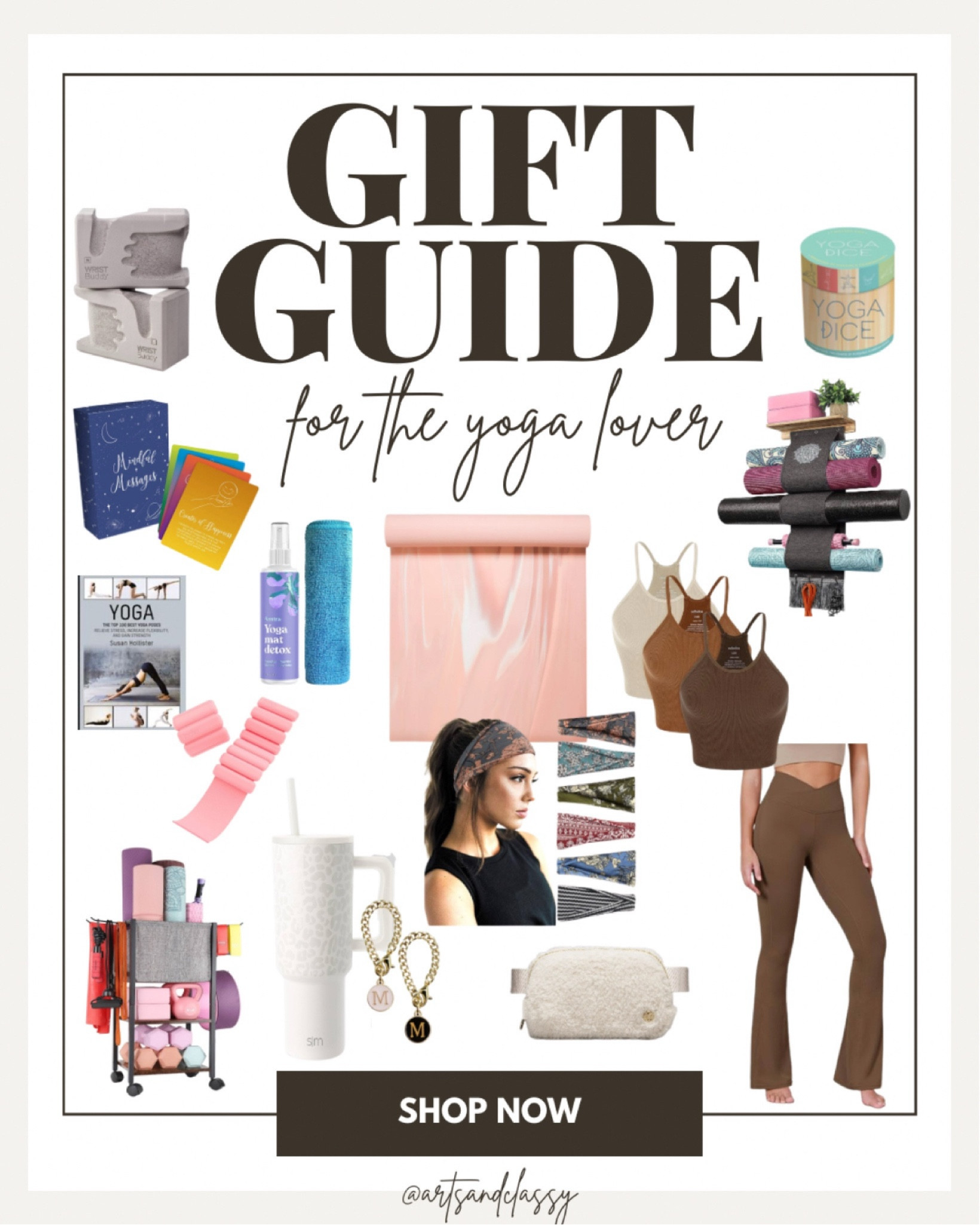 Looking for the perfect gift for your yogi friend? This gift guide for yoga lovers has something for every yoga lover on your list. From lululemon to Amazon finds, there’s something here for every budget.

Yoga mat | yoga dice | yoga positions book | yoga cleaner | yoga leggings | yoga outfit | yoga accessories | yoga block | yoga storage | boho headband | bala bangles | Sherpa cross body bag 

#LTKGiftGuide #LTKFitness #LTKSaleAlert