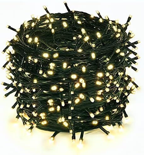 Super Long 108FT 300LED Christmas Lights, Waterproof Green Wire Twinkle Lights for Indoor/Outdoor... | Amazon (US)