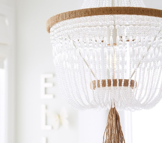 Rissa Crystal Beaded Chandelier | Pottery Barn Kids