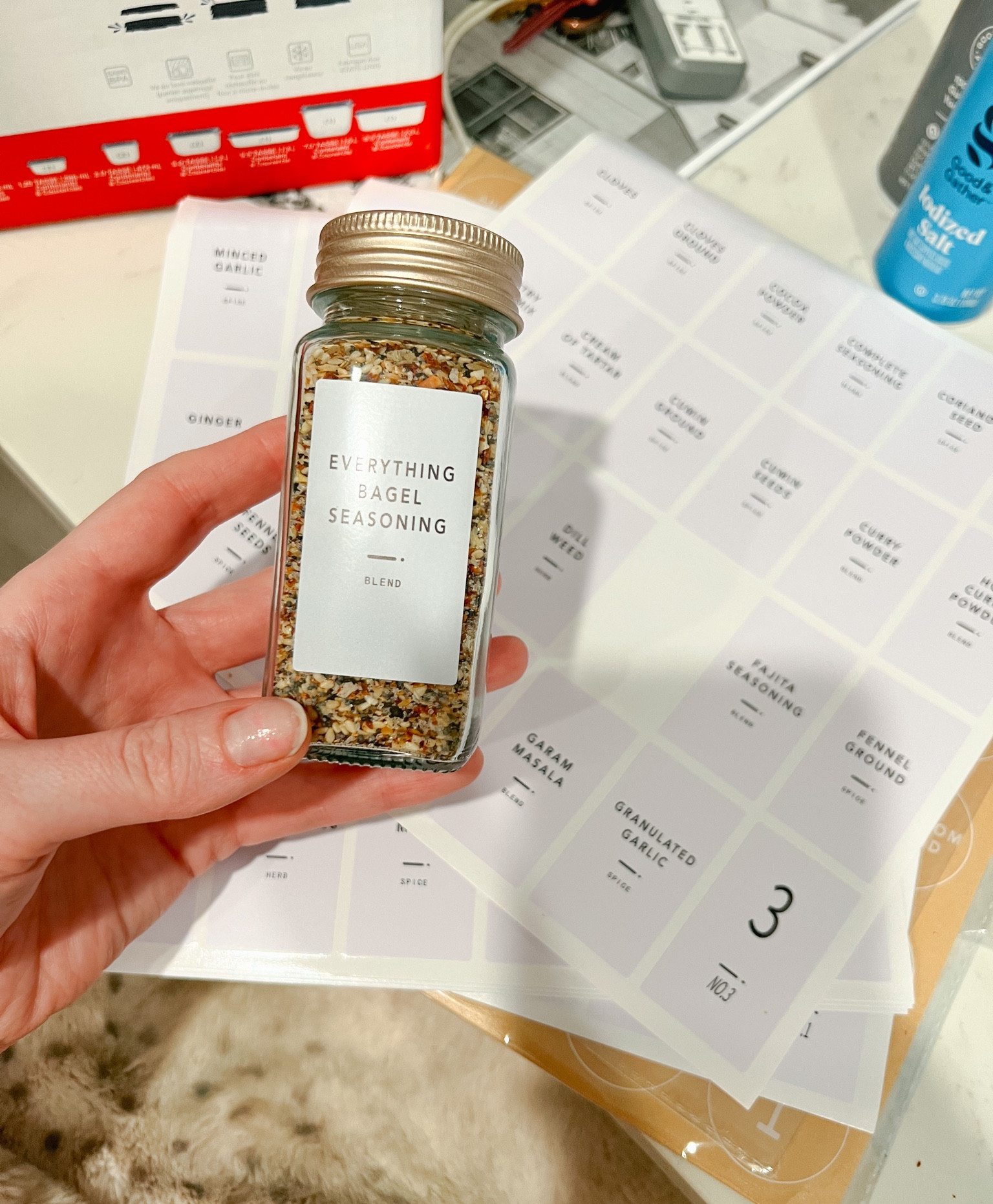 excuse my nails, but y’all have to have these spice organizers from Amazon! So cute 🏡💗 #Amazon #Organization 

#LTKsalealert #LTKunder50 #LTKhome