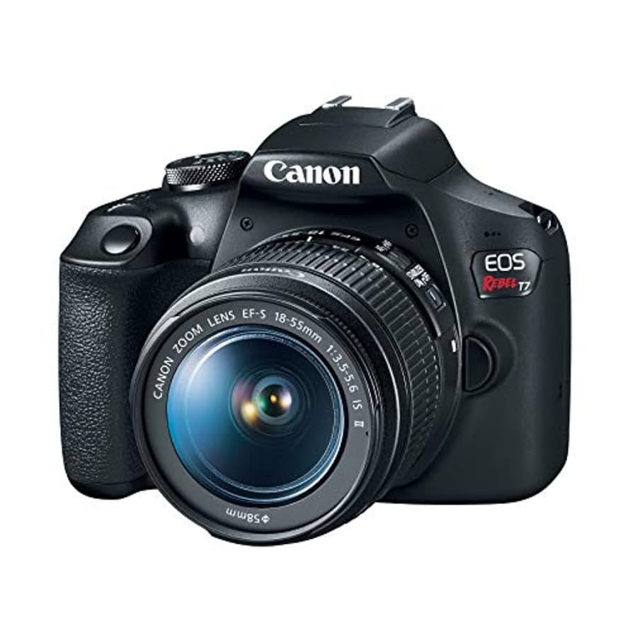 Canon EOS Rebel T7 DSLR Camera with 18-55mm Lens | Built-in Wi-Fi | 24.1 MP CMOS Sensor | DIGIC 4... | Amazon (US)