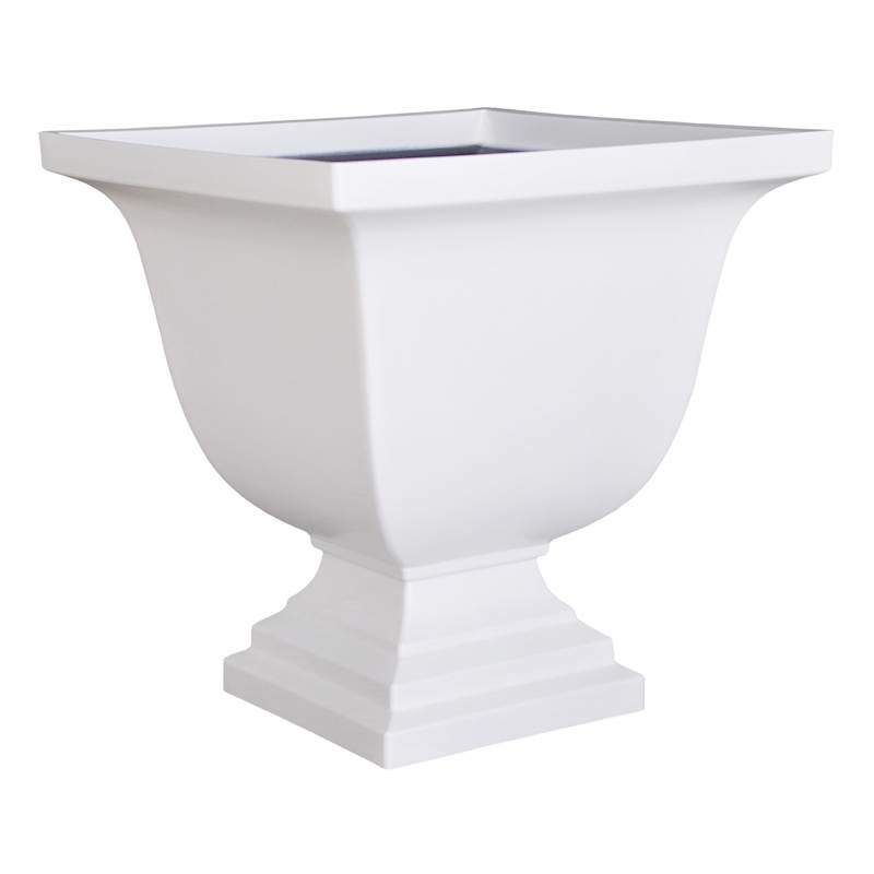 Ellen White Urn Outdoor Planter, Medium | At Home