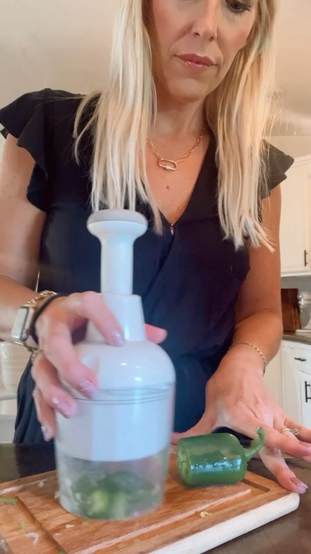 Kitchen gadget must have for summer. Cuts onion and jalapeño so easily without getting the smell on your hands! Use for other veggies, bacon and almost anything!! 

#LTKOver40 #LTKHome #LTKFindsUnder50