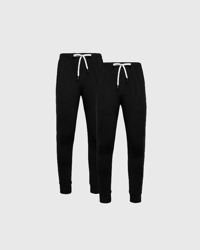 All Black Active Joggers 2-Pack | True Classic