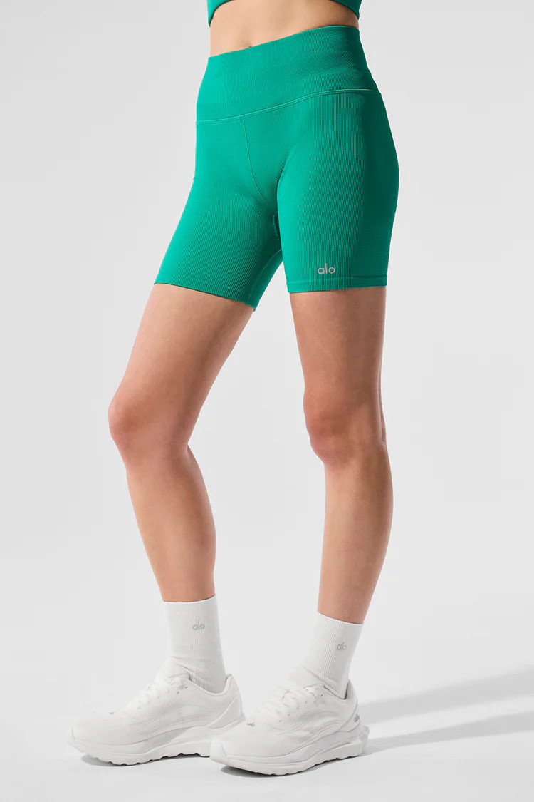5" Seamless Ribbed Favorite Short | Alo Yoga (US)