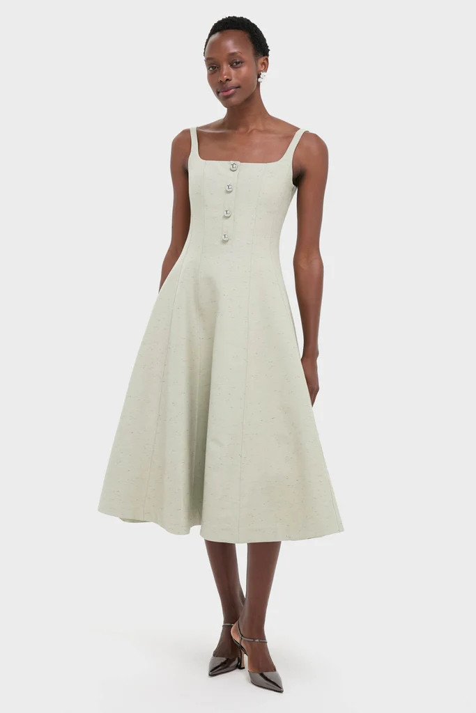 Green Lily Orrie Midi Dress | Tuckernuck (US)