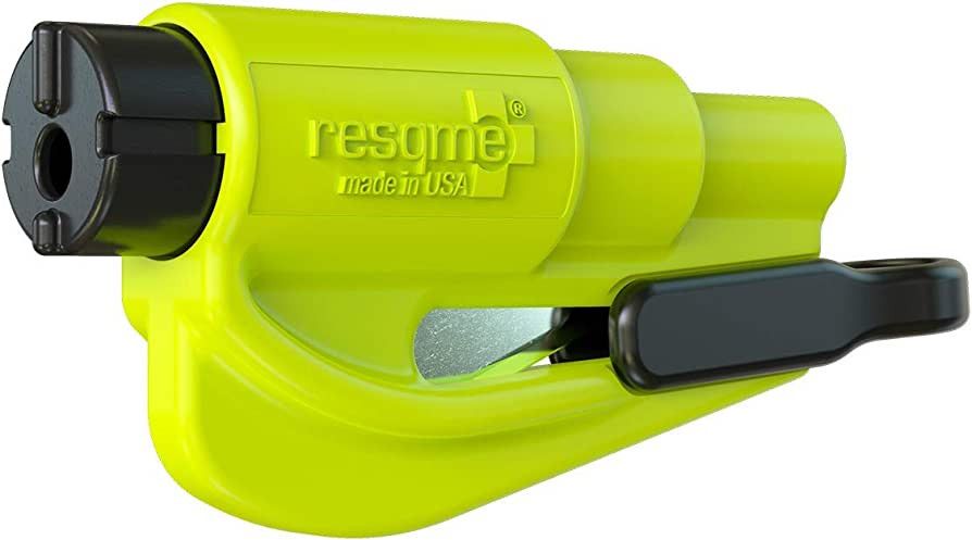 resqme The Original Emergency Keychain Car Escape Tool, 2-in-1 Seatbelt Cutter and Window Breaker... | Amazon (US)