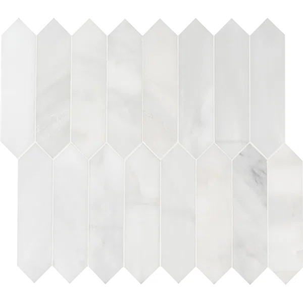 Picket 3'' x 12'' Marble Mosaic Tile | Wayfair Professional