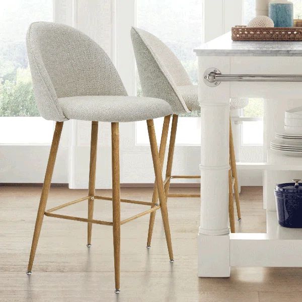 Upholstered Counter Stools (Set of 2) | Wayfair North America