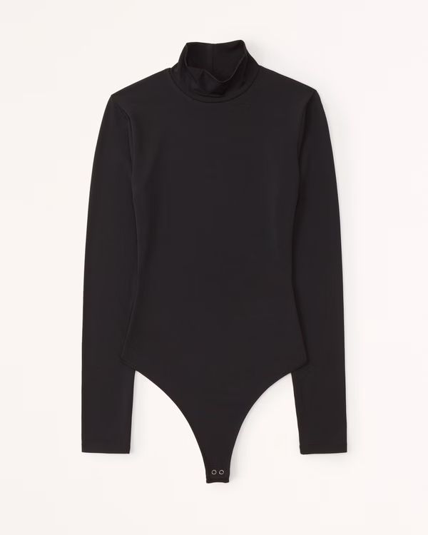 Long-Sleeve Mockneck Bodysuit | Abercrombie & Fitch (US)