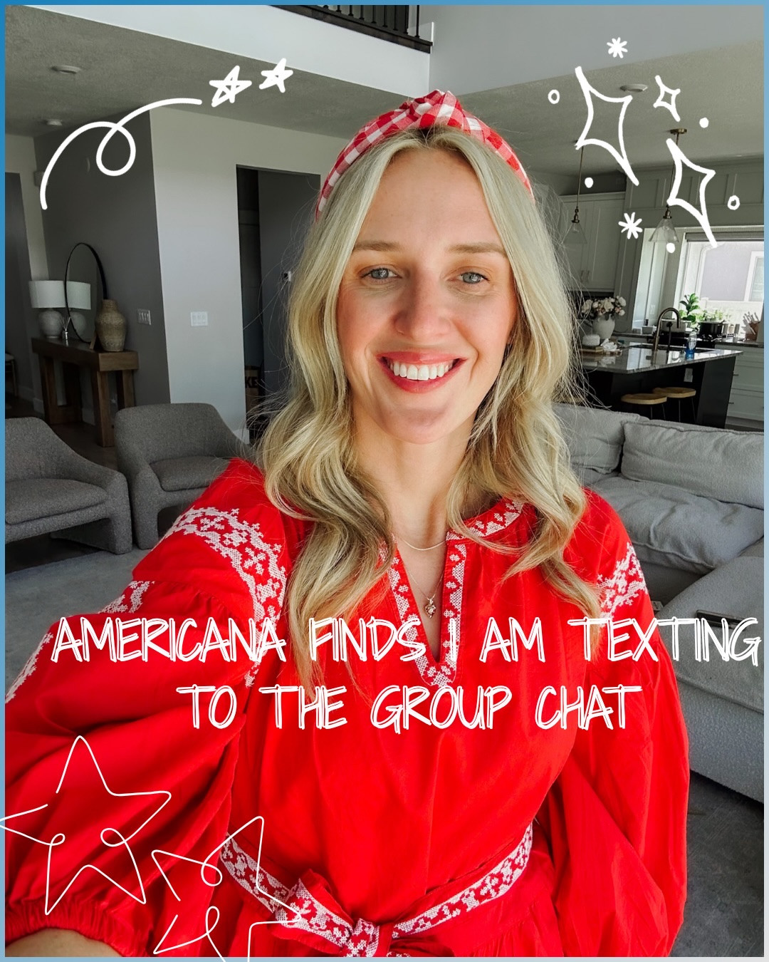 Comment below for the details to these Americana finds! Perfect for 4th of July and affordable ❤️🤍💙