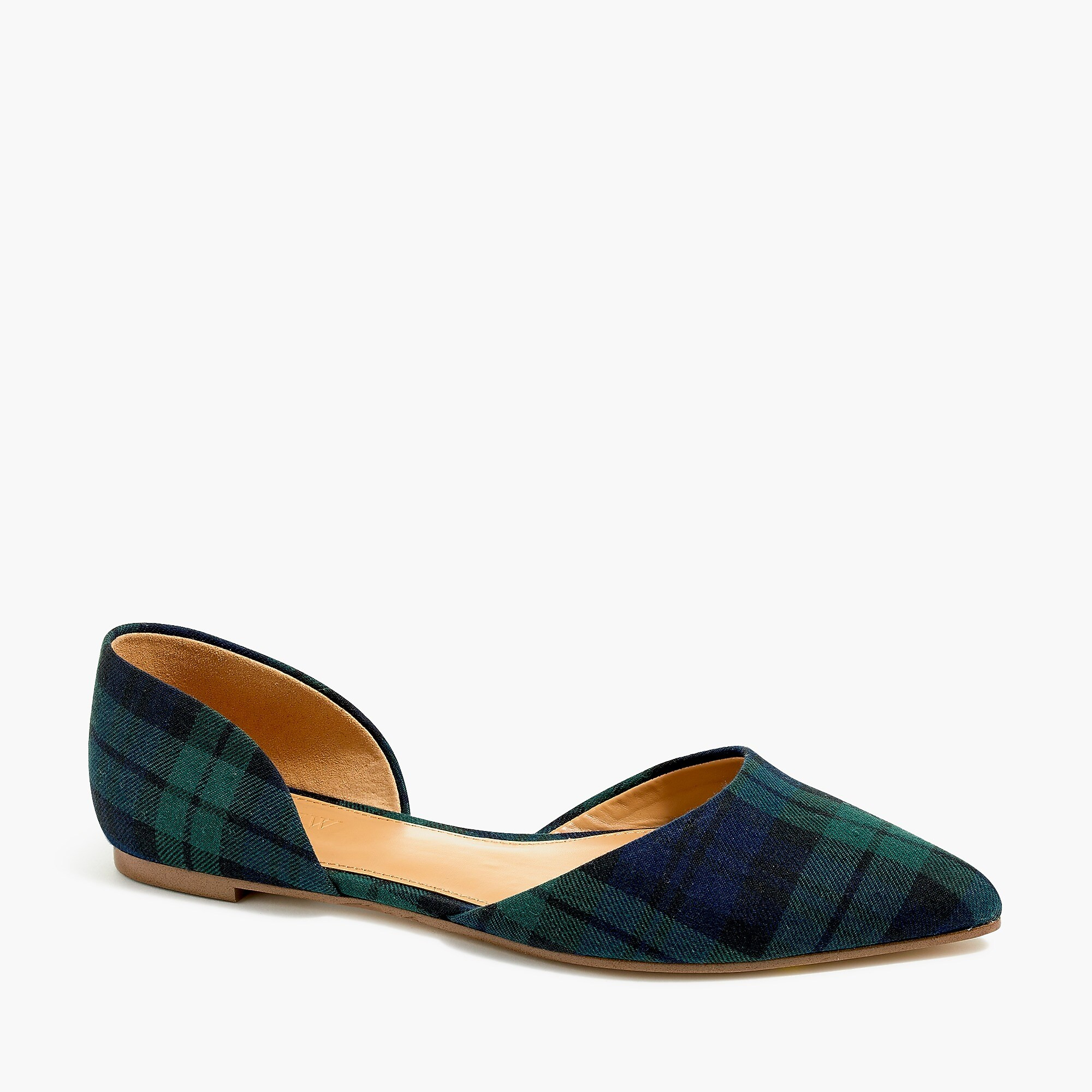 Tartan d'Orsay flats | J.Crew Factory