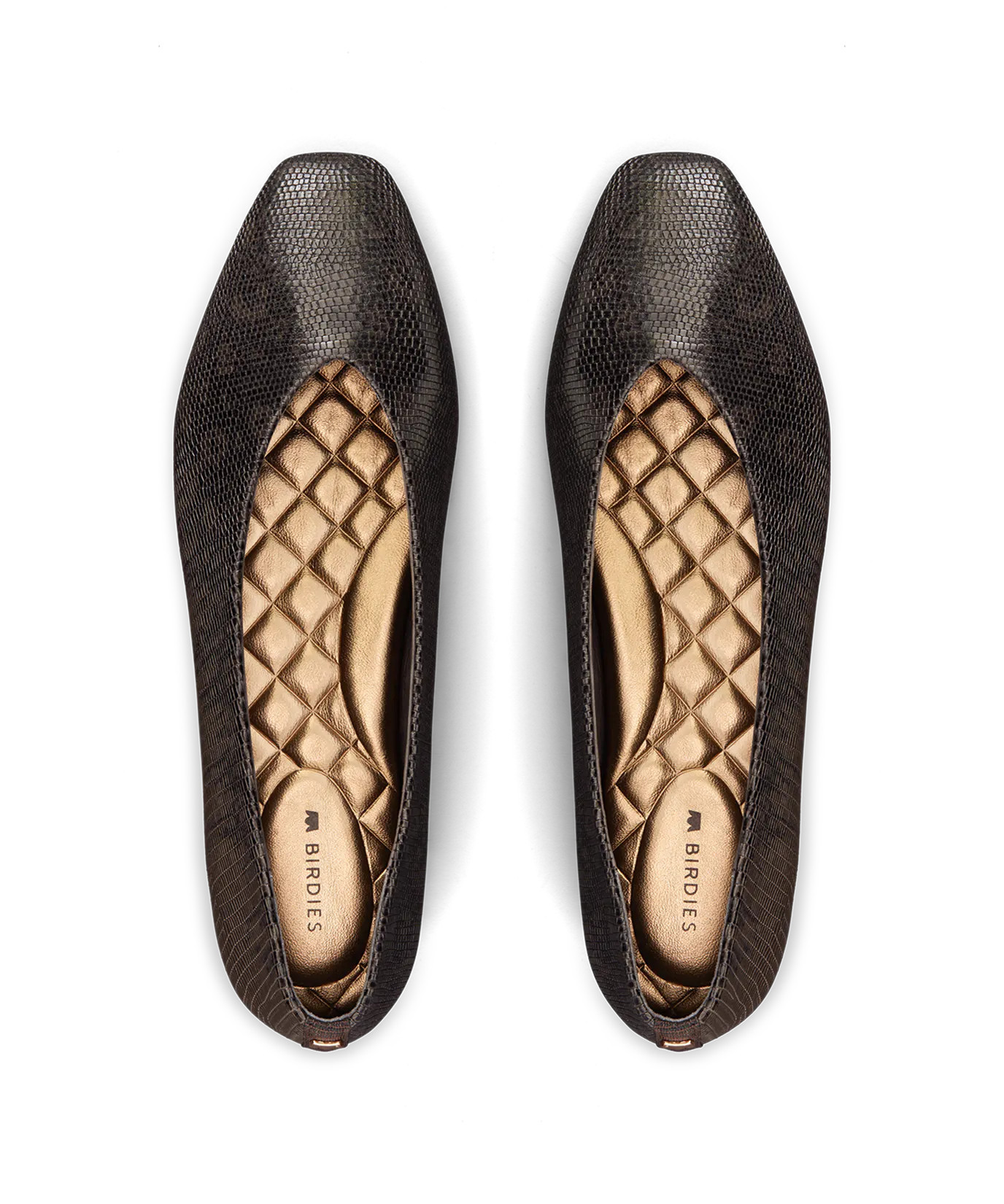 The Crane - Espresso Embossed Leather | BIRDIES