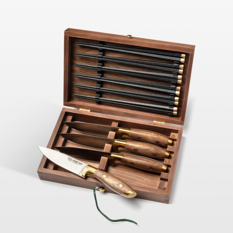 Harmony Set, 4-Piece Steak and 6-Pair Chopsticks + Reviews | Crate & Barrel | Crate & Barrel