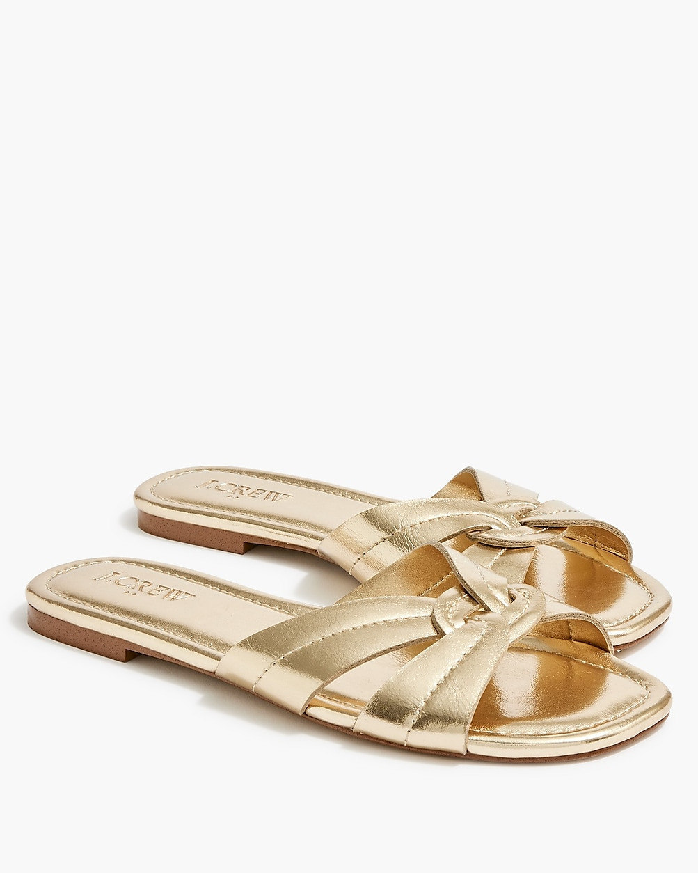 Stitched slide sandals | J.Crew Factory