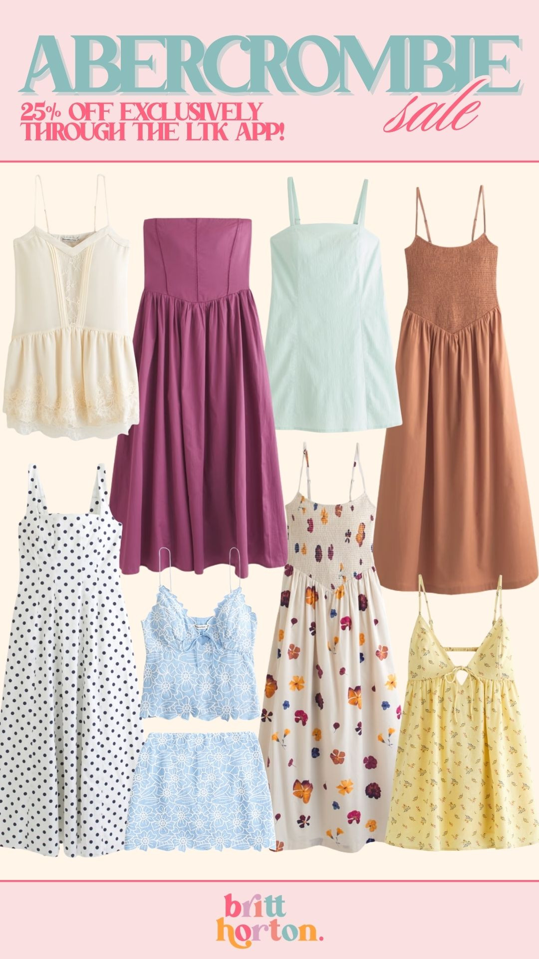 25% off everything from Abercrombie exclusively through the LTK app!! 

new arrivals, vacation outfit, spring fashion, maxi dress, midi dress, mini dress, beach outfit, britt horton 

 

#LTKSpringSale #LTKSeasonal #LTKSaleAlert