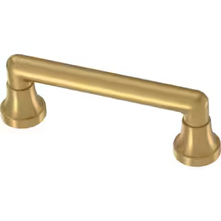 Phoebe 3 in. (76 mm) Modern Gold Cabinet Drawer Pull | The Home Depot