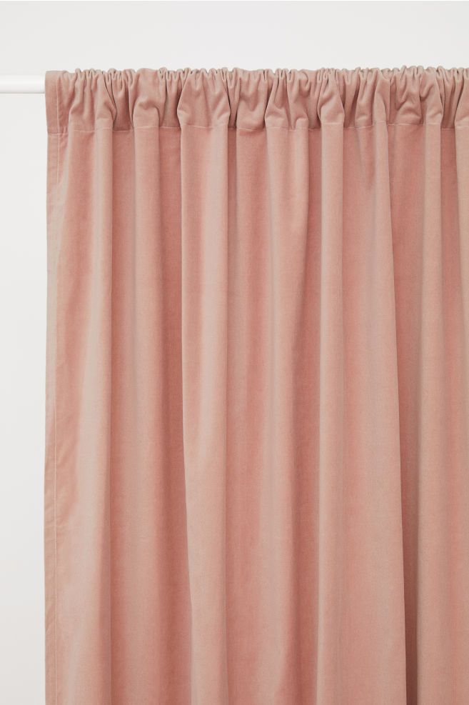 2-pack Velvet Curtain Panels | H&M (US + CA)