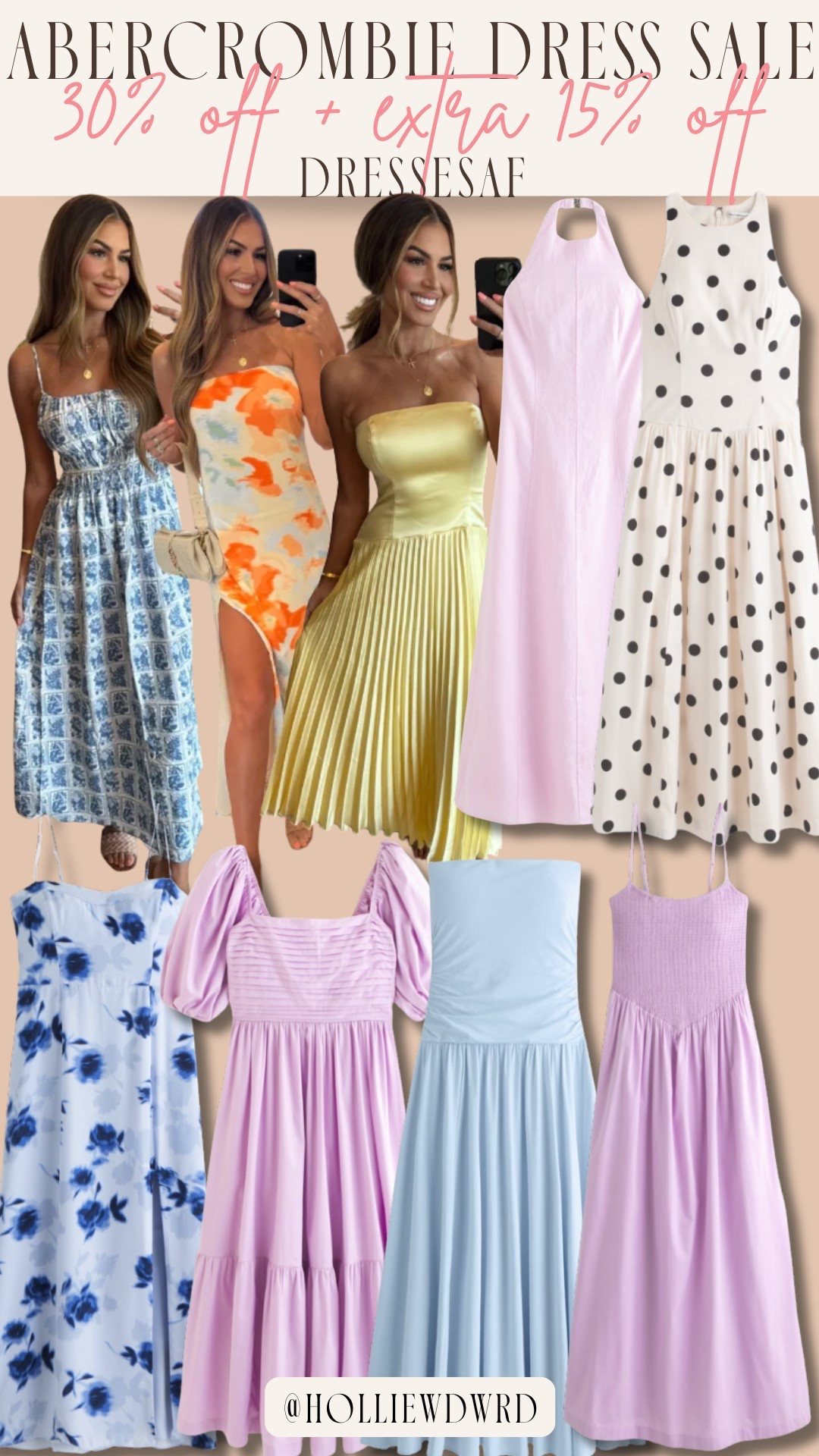 30% off + extra 15% off dresses at Abercrombie! DRESSESAF #Abercrombiepartner

All size small 

#LTKSaleAlert #LTKSeasonal #LTKStyleTip