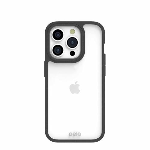 Pela - Phone Case for iPhone 15 - Protective Cell Phone Cover - Eco Friendly Cover Compatible with iPhone 15 Pro Model - Clear Black | Amazon (US)