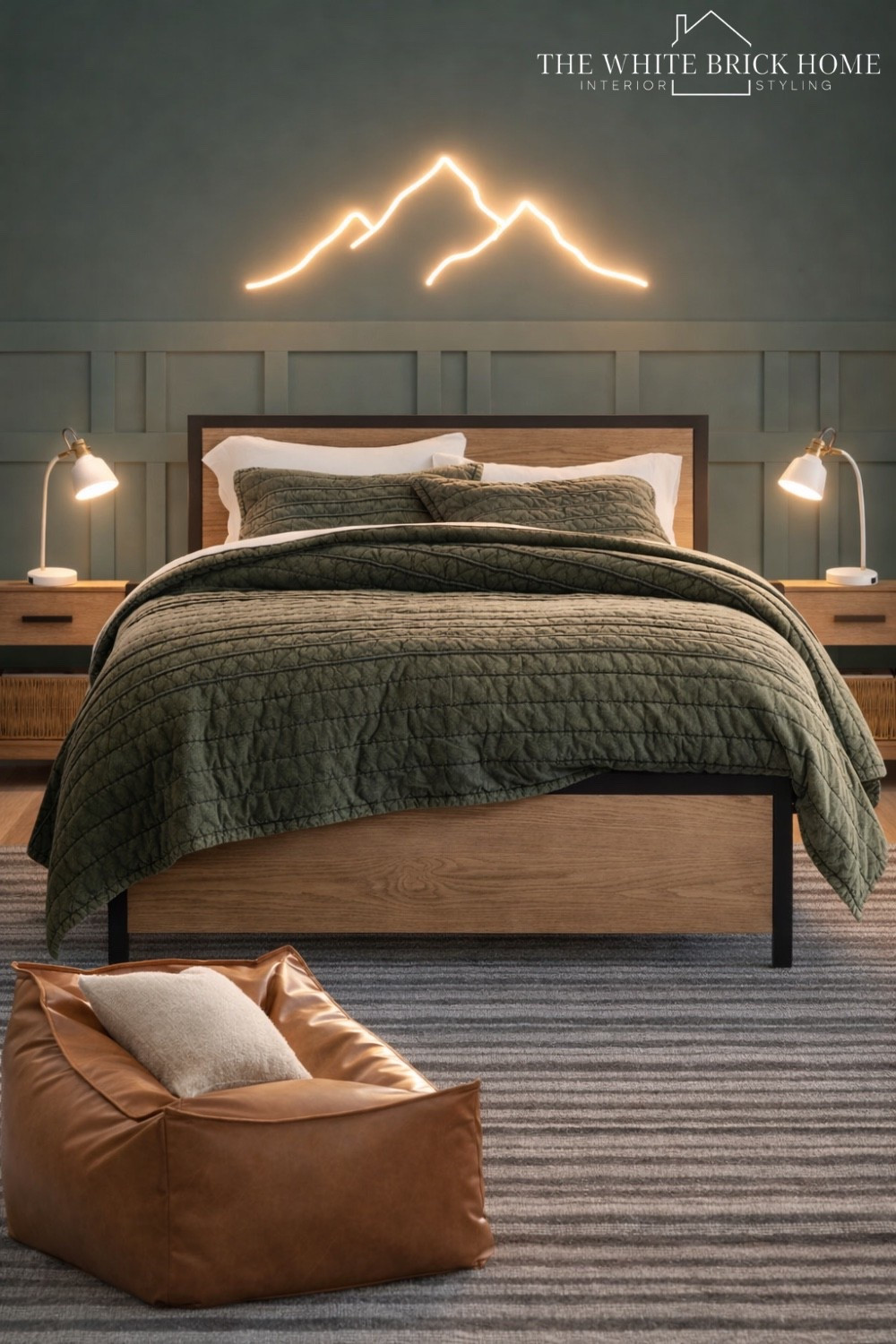 A clean, modern retreat for a teen boy - layered warm wood tones, moody greens, and a glowing mountain light to create a space that feels cool and cozy. 

🖤🖤

Boys room, boys bedroom, kids room, kids bedroom, boys room decor, boys room bedding, boys room furniture, boys room chair, boys room nightstand, boys room lamp, boys room decor, boys room ideas, boys room decor, green teen boys bedroom, teen boy, teen bedroom idea, home finds, chair, teen boy chair, teen boy mountain bedroom, pottery barn teen 


#LTKHome #LTKKids #LTKSaleAlert