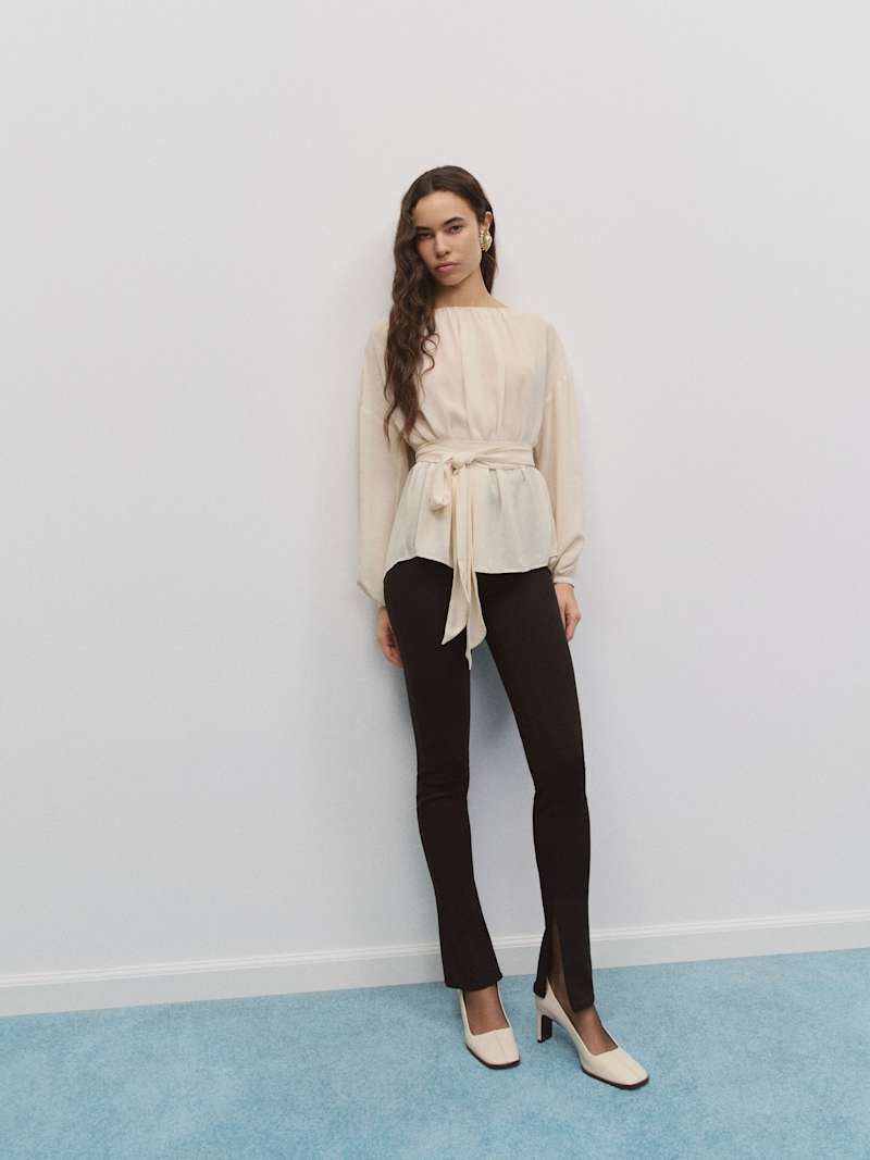 Reformation Isola Top Ivory 0 | Reformation (Global)