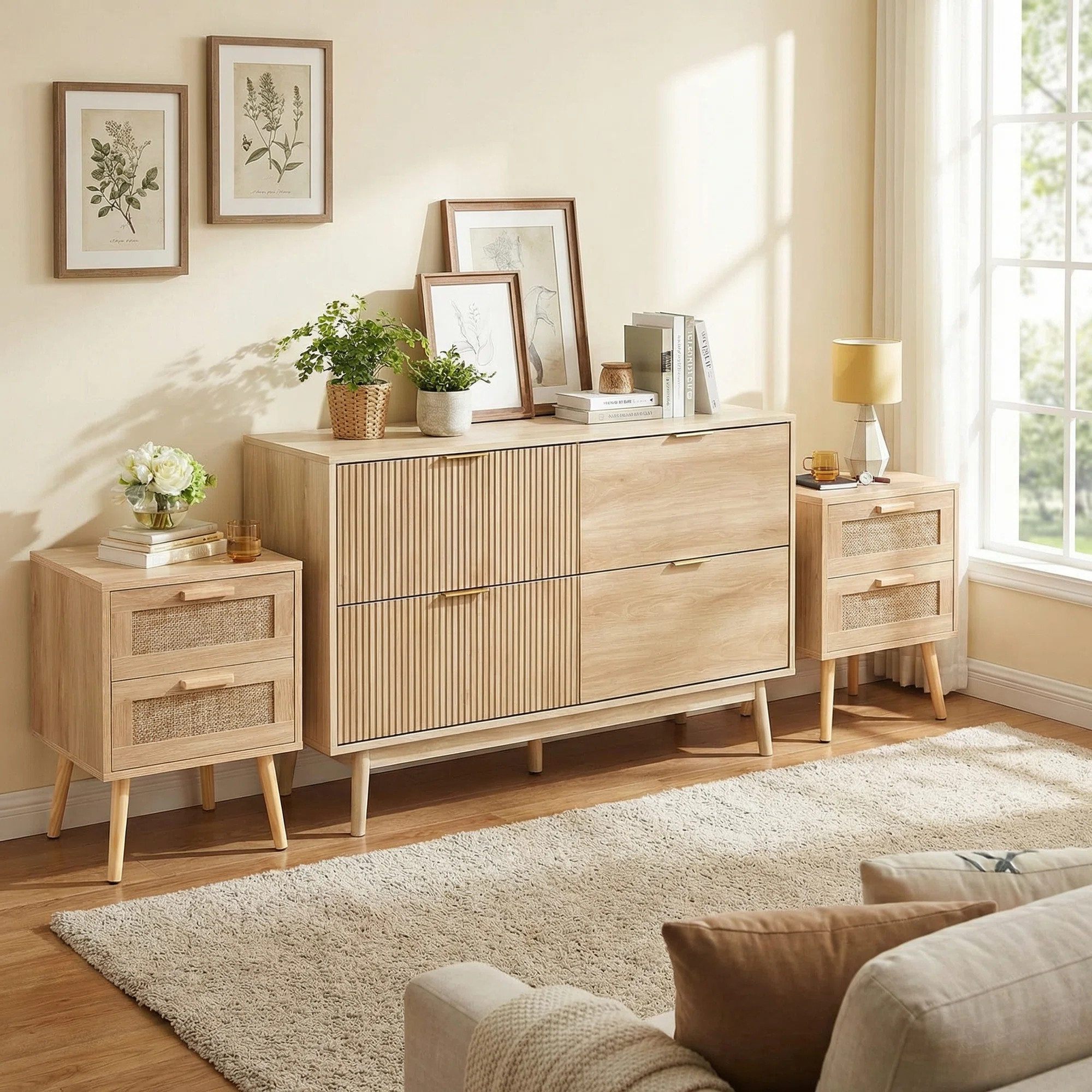 Bedroom Set (nightstand And Dresser) | Wayfair North America