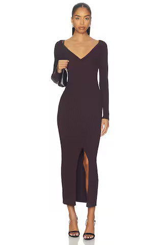 ASTR the Label Glenda Sweater Dress in Dark Brown from Revolve.com | Revolve Clothing (Global)