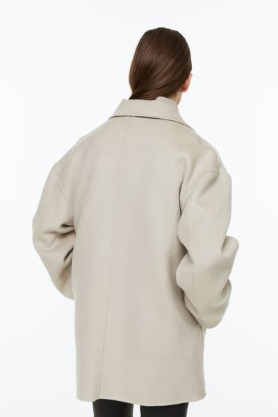 Double-breasted wool-blend coat | H&M (UK, MY, IN, SG, PH, TW, HK)