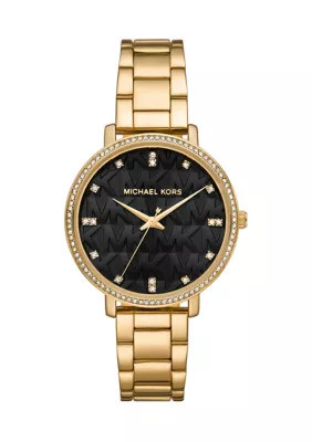 Fossil Women's Jet Gold-Tone Watch | Belk