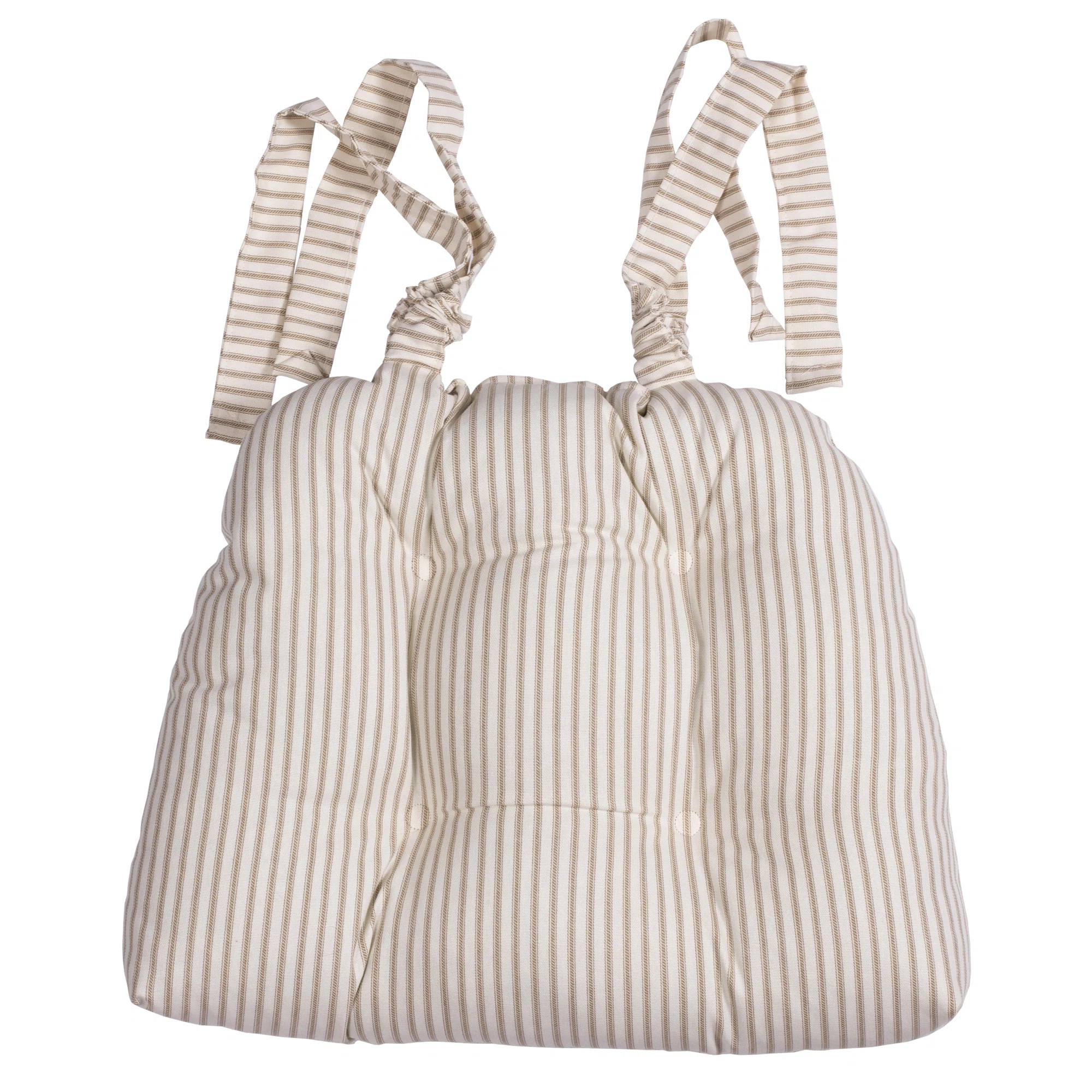 thomasville at home Ticking Stripe Indoor Dining Seat Cushion (set Of 4) | Wayfair | Wayfair North America