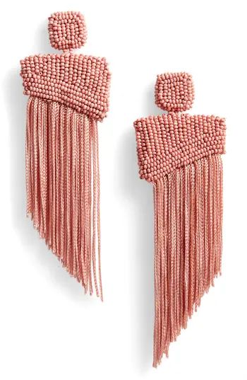 Women's New Friends Colony Cliff's Edge Asymmetrical Fringe Earrings | Nordstrom