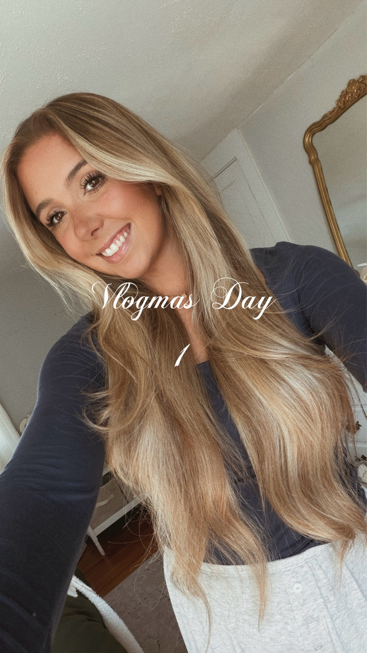 Vlogmas day 1 - GRWM (makeup & hair) ✨

what should I do tomorrow?!😆👀 

also don’t mind my broken @dibsbeauty , my kids break all my stuff LOL🫠😂

#vlogmas #vlog #dailyvlog #diml #grwm