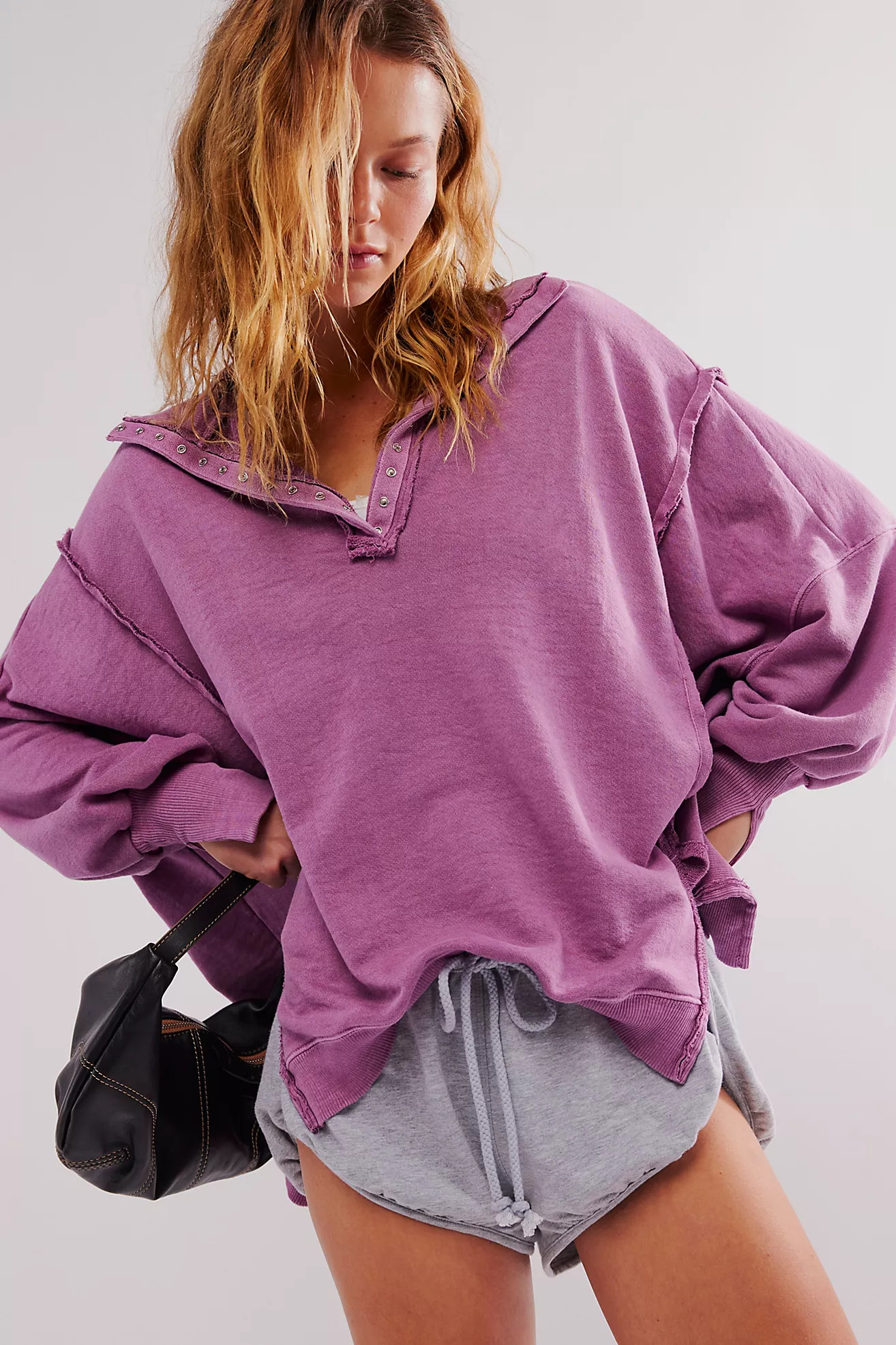 We The Free Camden Henley Sweatshirt | Free People (Global - UK&FR Excluded)