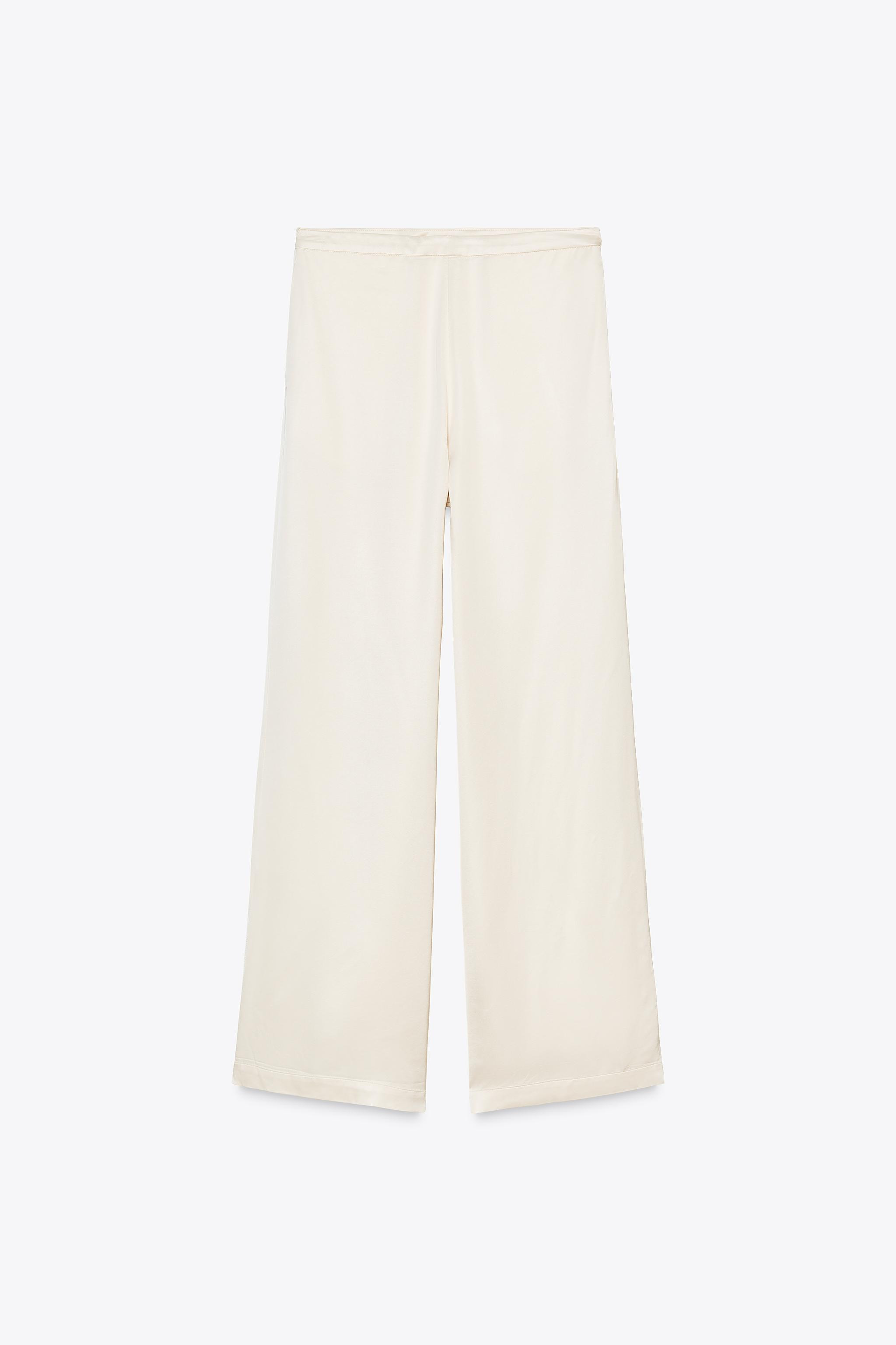 LIMITED EDITION SATIN EFFECT PANTS | Zara US