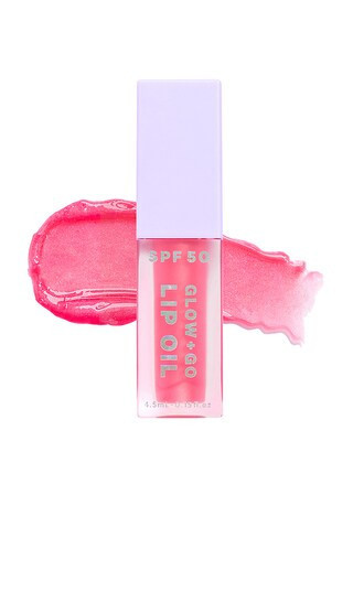 Naked Sundays SPF 50 Glow + Go Lip Oil in Watermelon. | Revolve Clothing (Global)