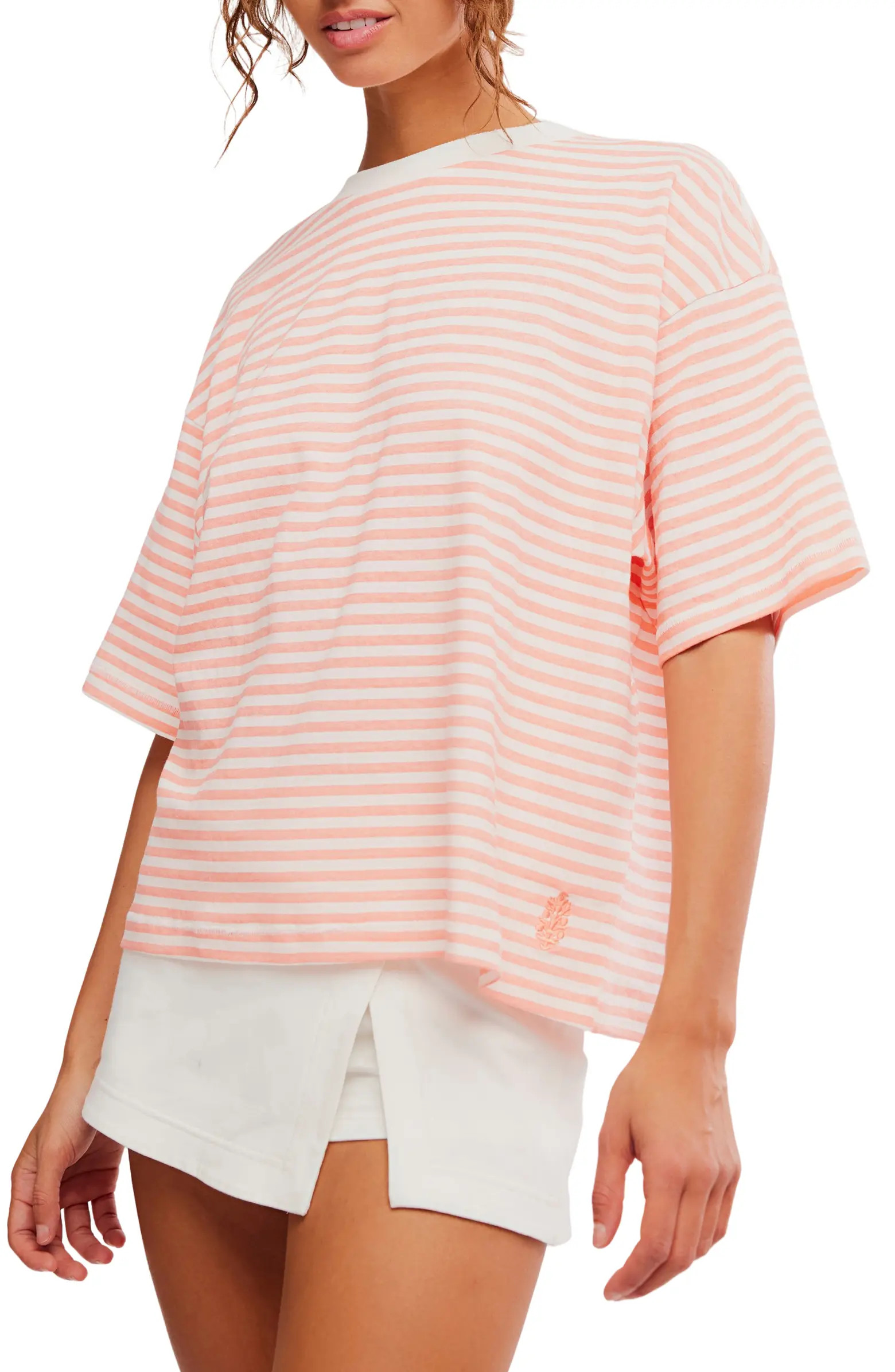 Stripe Relaxed Fit Cotton T-Shirt | Nordstrom
