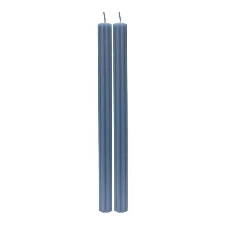Better Homes & Gardens Unscented Taper Candles Blue 2-Pack 11 inches Height | Walmart (US)