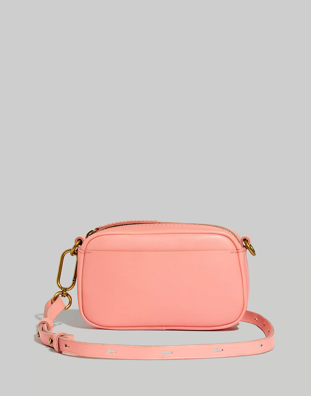 The Leather Carabiner Mini Crossbody Bag | Madewell