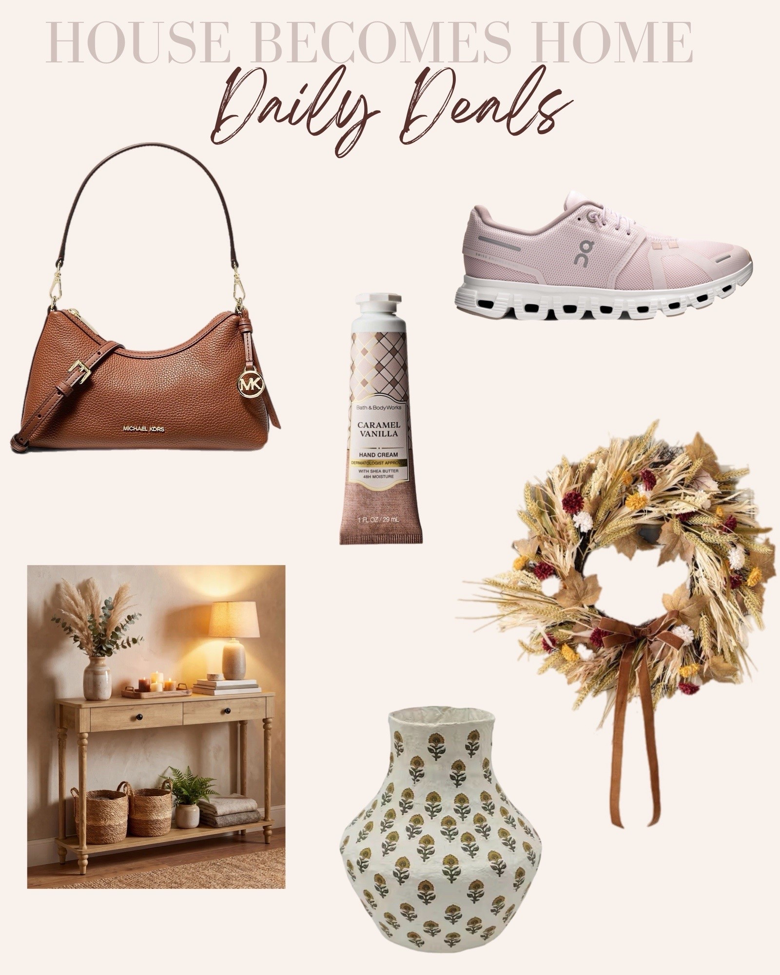 Daily deals!!


Falls decor, On Cloud shoes, hamdbag, fall fashion, fall trends

#LTKHome #LTKSaleAlert #LTKmomlife
