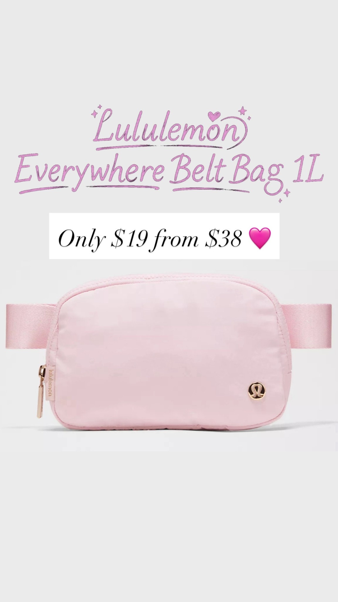 Lululemon Belt Bags are $19 from $38
