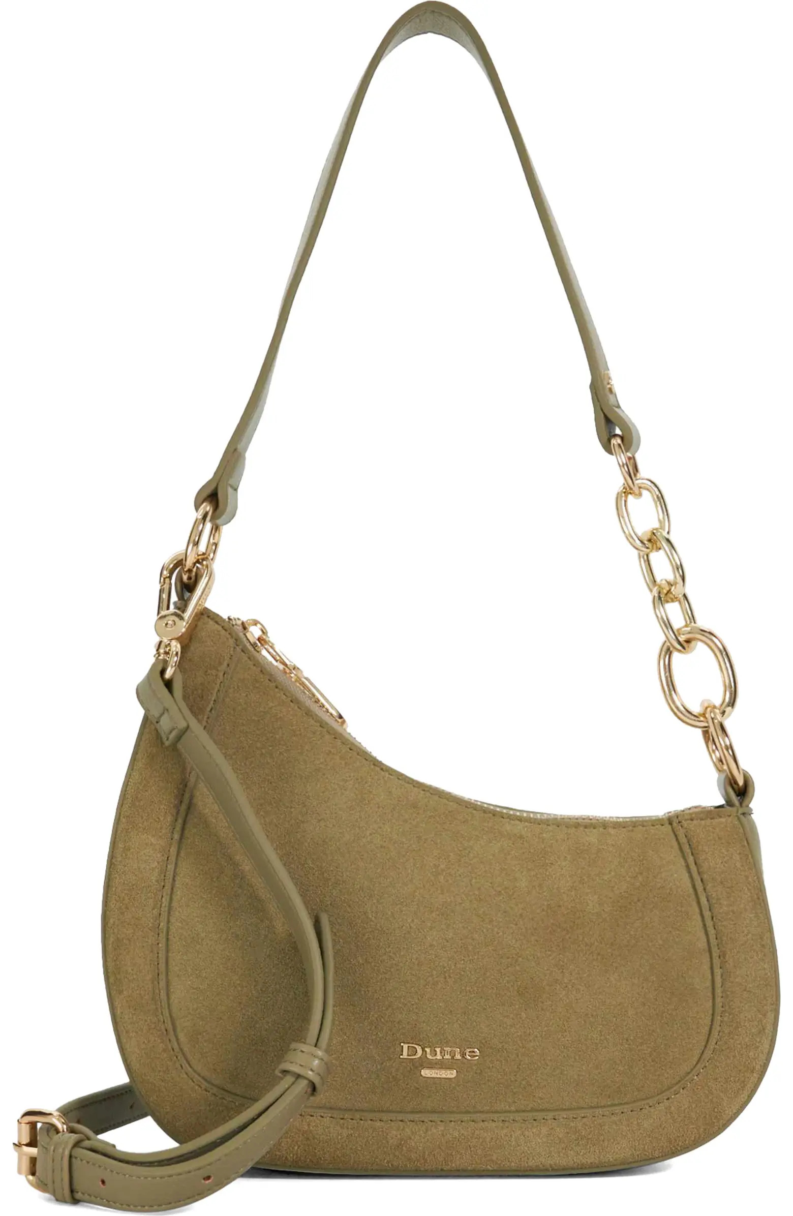 Dune London Direction Suede Shoulder Bag | Nordstrom | Nordstrom