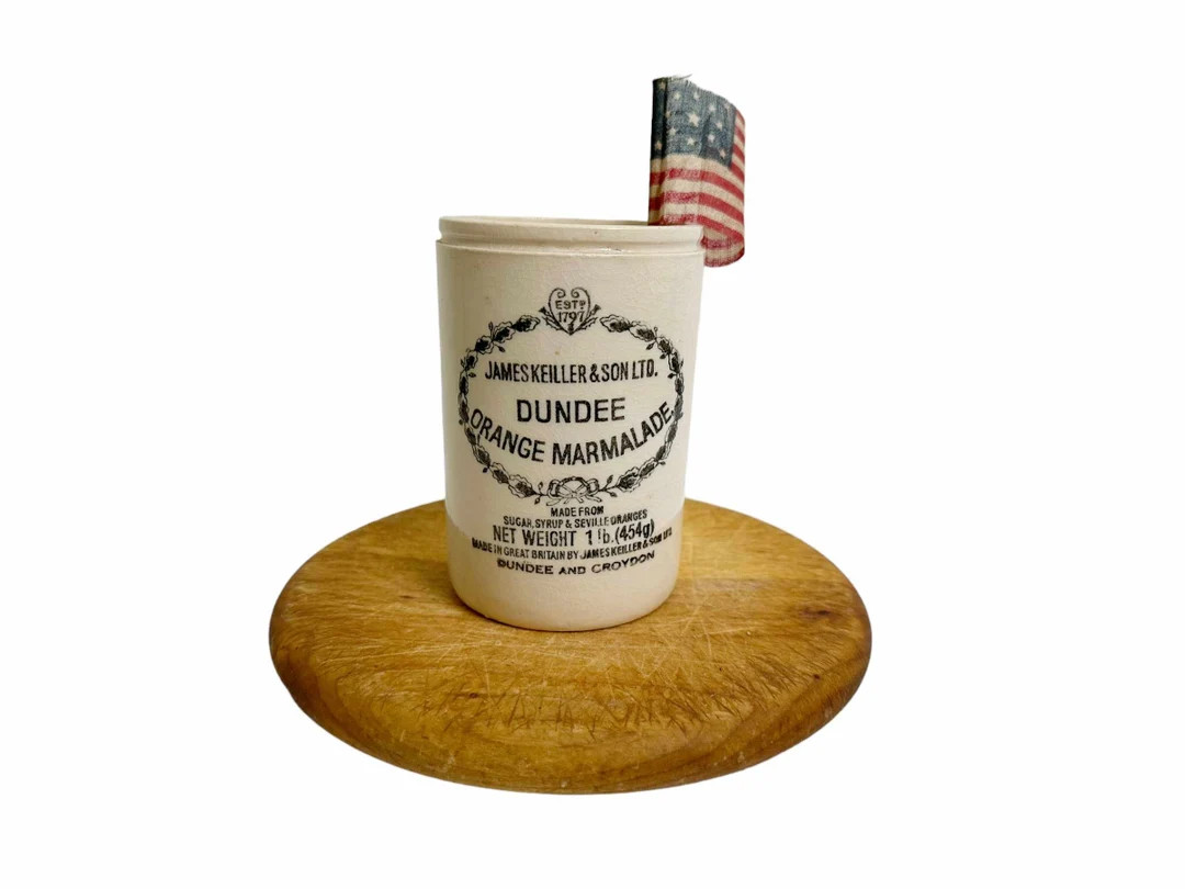 Dundee Marmalade Stoneware Jar, Antique Crock, English Jelly Jar, James Keiller Jar, English Adve... | Etsy (US)
