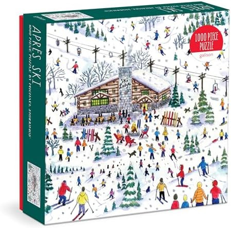 Galison Michael Storrings Apres Ski 1000 Piece Puzzle, Multicolor | Amazon (US)