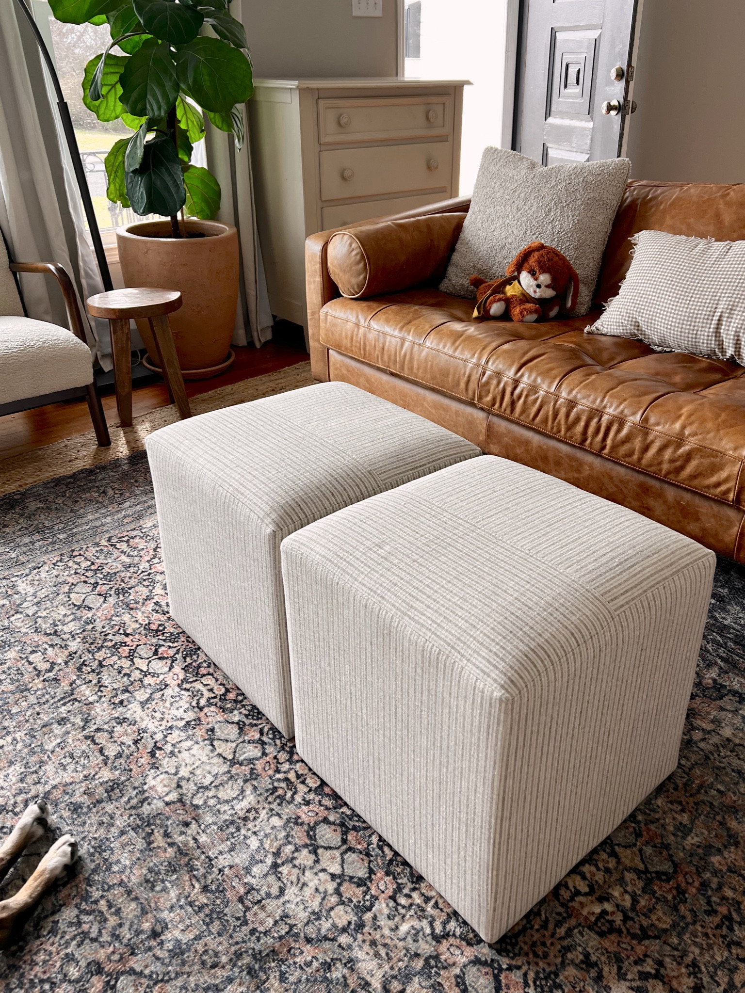 Target home upholstered cubs in tan stripe! Perfect to replace your coffee table for busy walking toddlers! 

Toddler, target home, target find, home decor, living room decor, affordable home decor, neutral home decor , coffee table 

#LTKbaby #LTKfamily #LTKhome