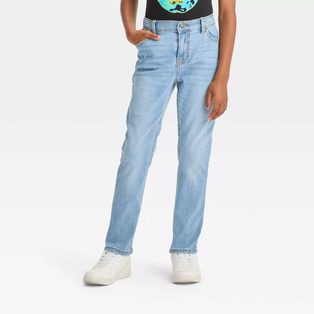 Boys' Skinny Jeans - art class™ Light Wash 10 | Target