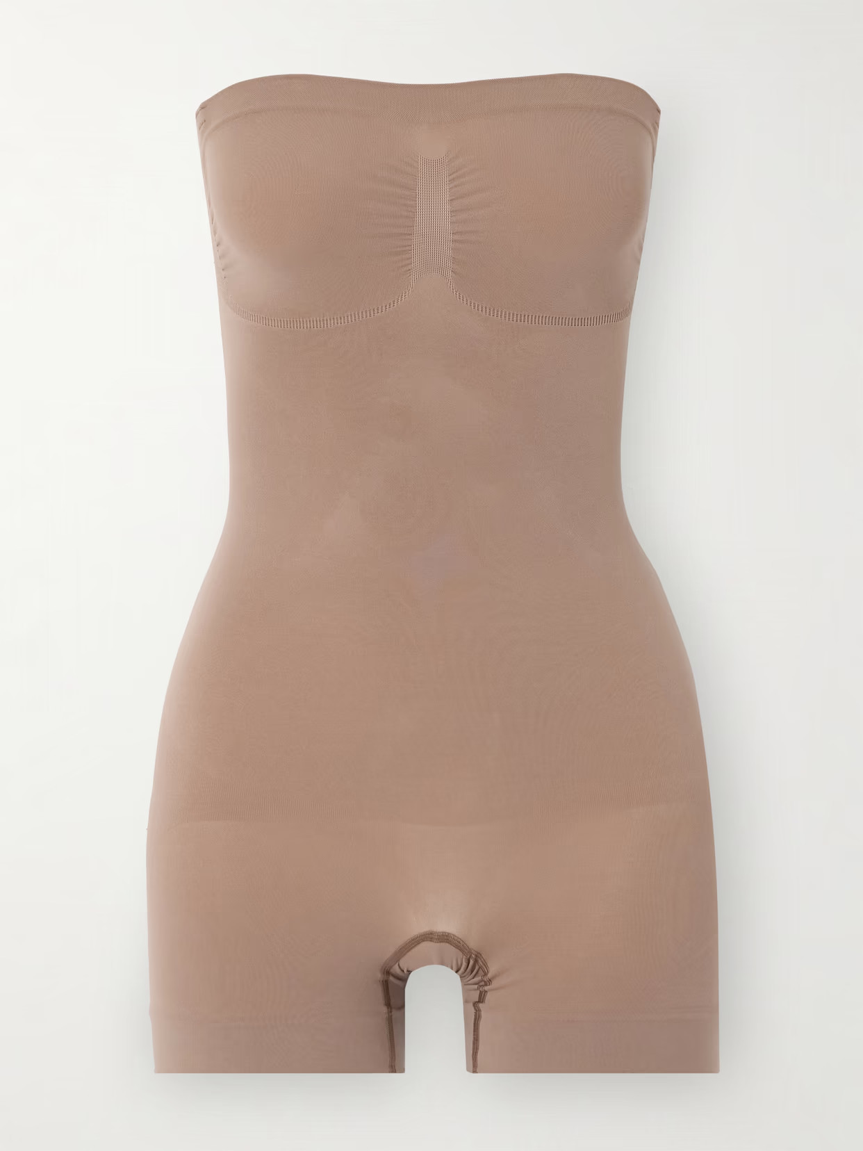 SKIMS - Seamless Sculpt Strapless Shortie Bodysuit - Sienna | NET-A-PORTER (UK & EU)
